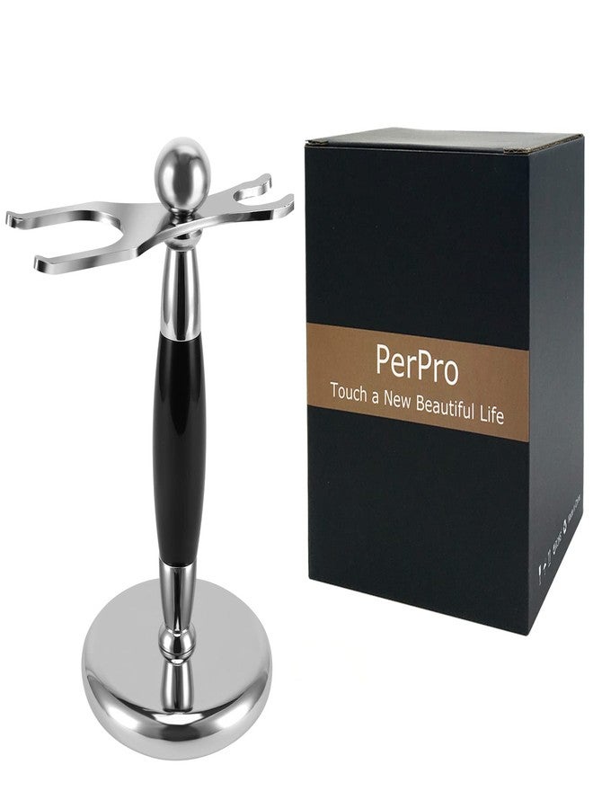 PerPro Luxury Shaving Brush & Razor Stand Universal Shaver Holder with Weighted & Non Slip Base - Image 1